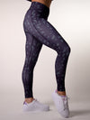 Women's Compression Legging - Lattice Print