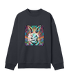 Oversized Eco Sweatshirt - Hieroglyphic rabbit